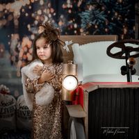 Fotograf&iacute;a de Navidad Shine with me 2024. Estudio de Fotograf&iacute;a Madalina Basarman en Logro&ntilde;o