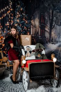 Fotograf&iacute;a de Navidad Shine with me 2024. Estudio de Fotograf&iacute;a Madalina Basarman en Logro&ntilde;o